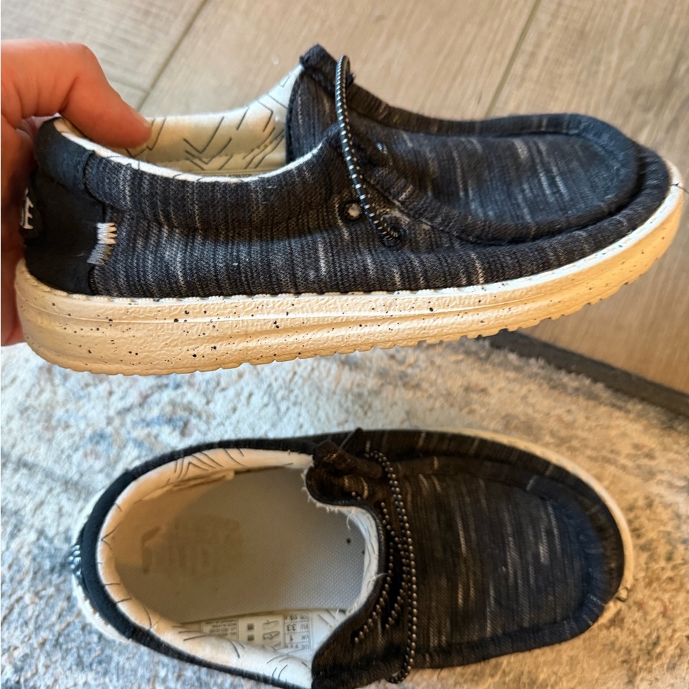 Hey Dudes Black Slip-On Shoes